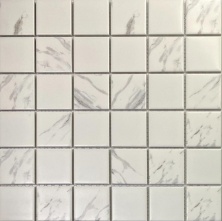 Мозаика L'Universo Porcelain Carrara, 48x48x6 мм, MOSAICSTORY 35718