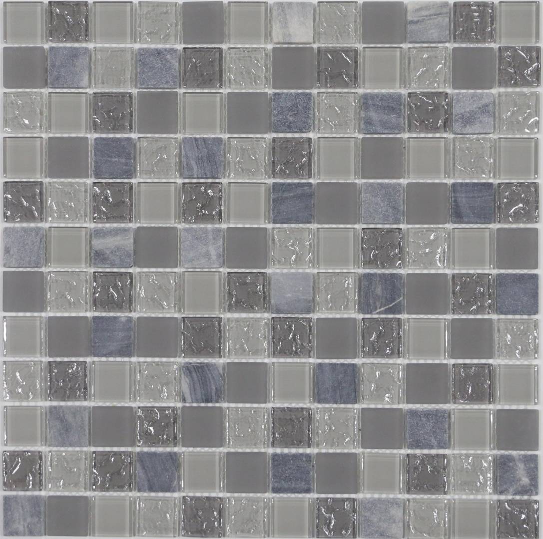 Мозаика CRYSTAL Balance, 23х23 мм, MosaicStory MS-651