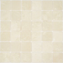 Мозаика Pietrine Crema Marfil MAT, 48х48х4 мм, MOSAICSTORY 35688