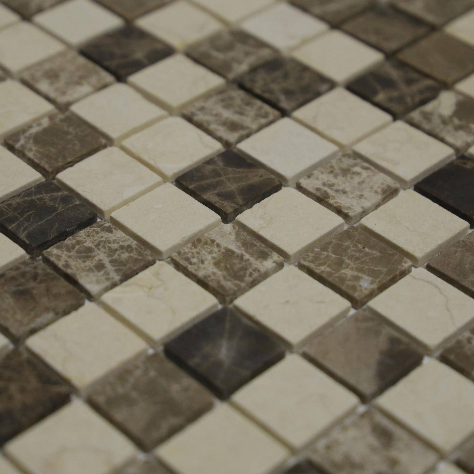 Мозаика MONTE MIX 1, 23х23 мм, MosaicStory MS-553