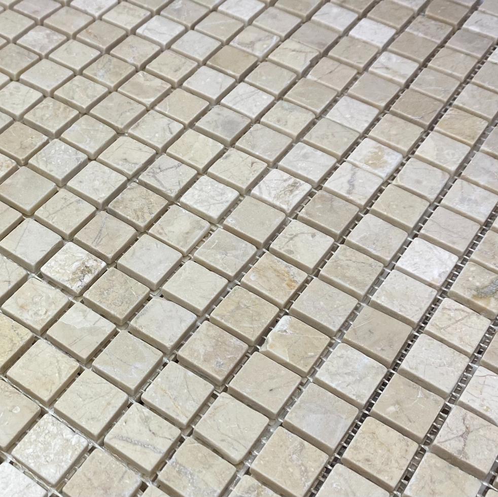 Мозаика Pietrine Crema Nova MAT, 15х15х4 мм, MOSAICSTORY 35814
