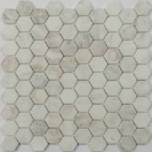 Мозаика Pietrine Dolomiti Bianco MAT Hexagon, Leedo Ceramica К-0082
