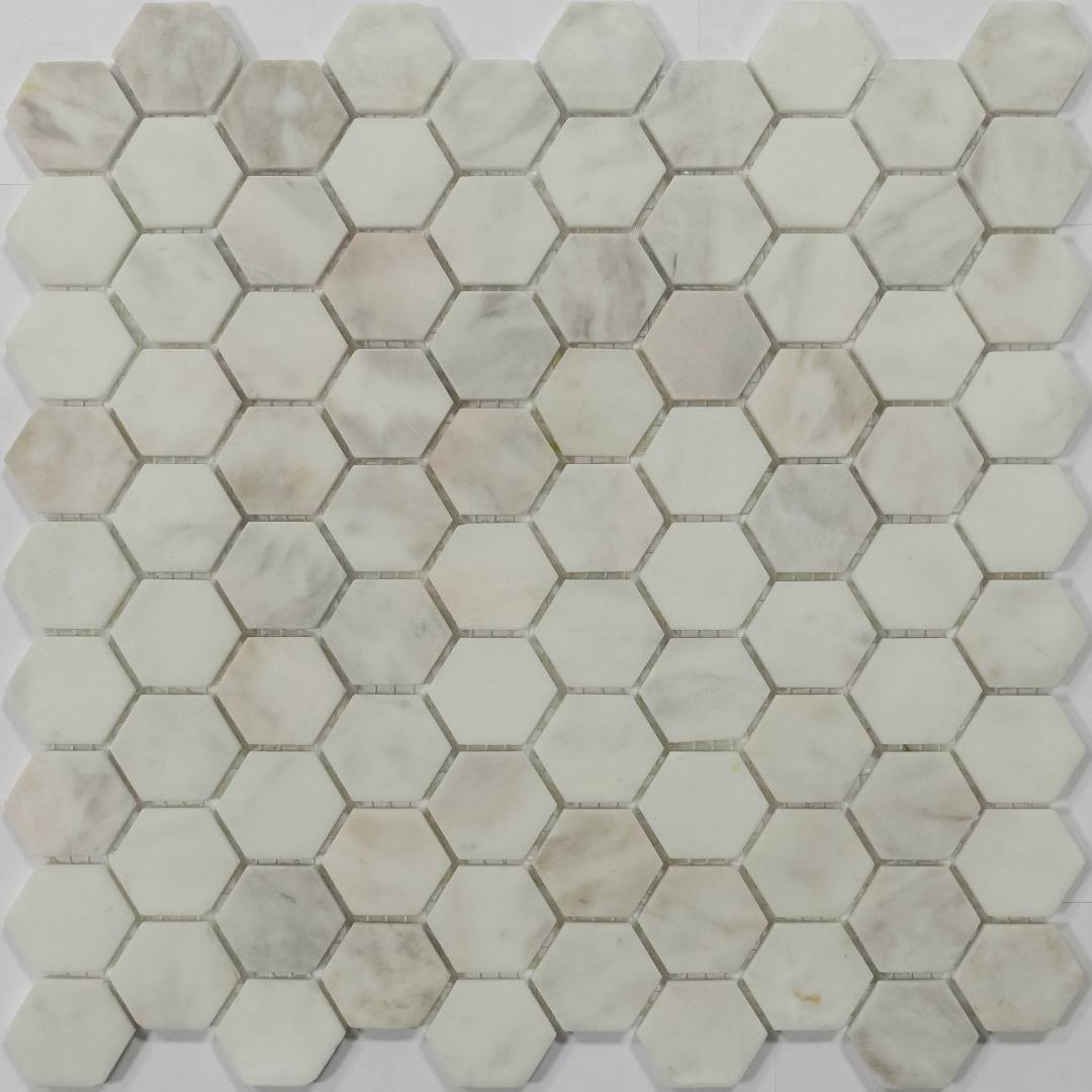 Мозаика Pietrine Dolomiti Bianco MAT Hexagon, Leedo Ceramica К-0082