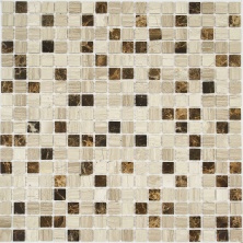 Мозаика Pietrine Pietra MIX 6 POL, 15х15х4 мм, MOSAICSTORY 35351