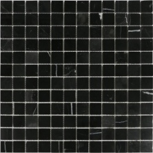 Мозаика MONTE Negro POL 23х23 мм, MosaicStory MS-436
