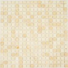 Мозаика Pietrine Botticino POL, 15x15х4 мм, MOSAICSTORY 35338