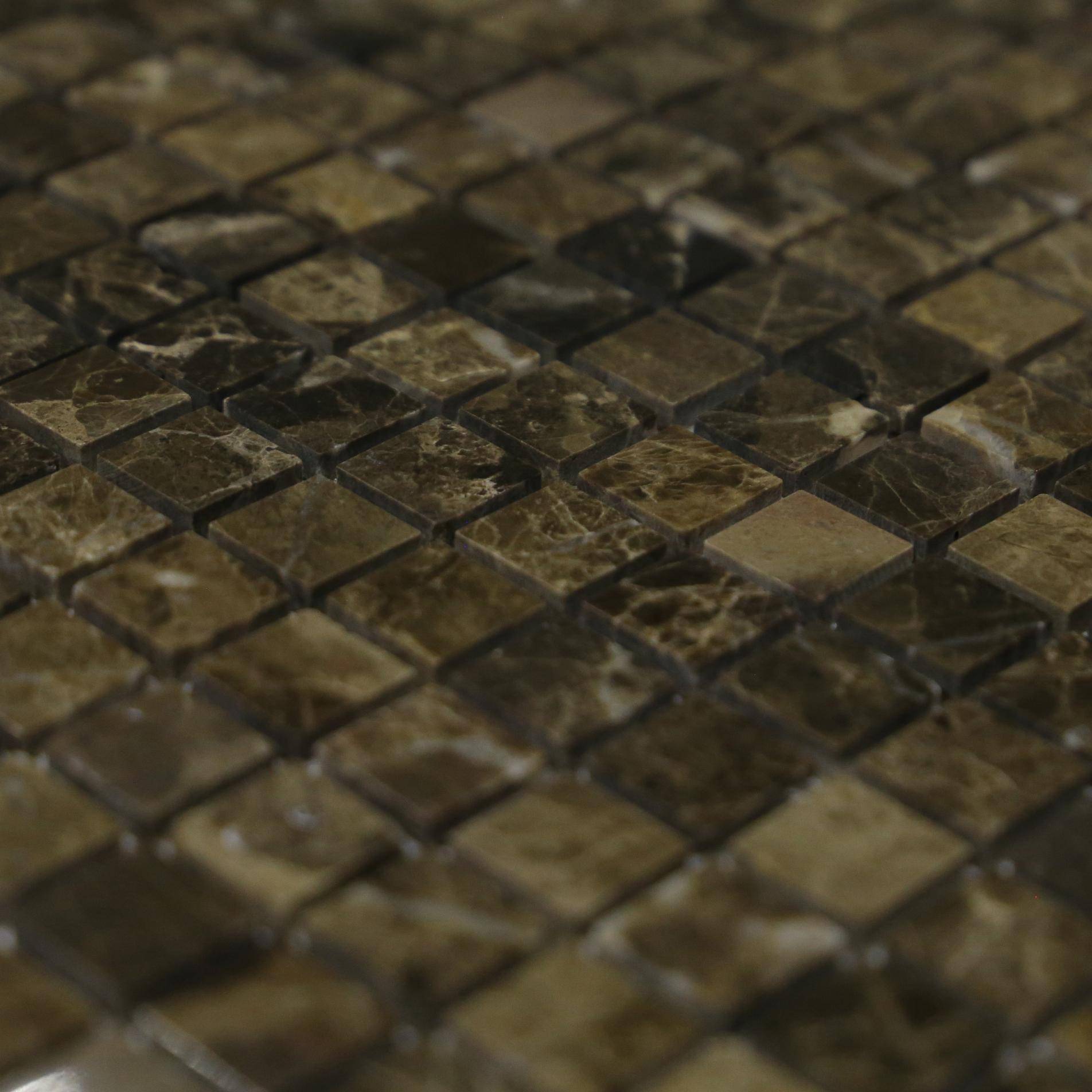 Мозаика Pietrine Emperador Dark POL 15x15, Leedo Ceramica К-0100