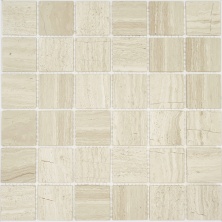Мозаика Pietrine Travertino Silver POL, 48х48х4 мм, MOSAICSTORY 30066
