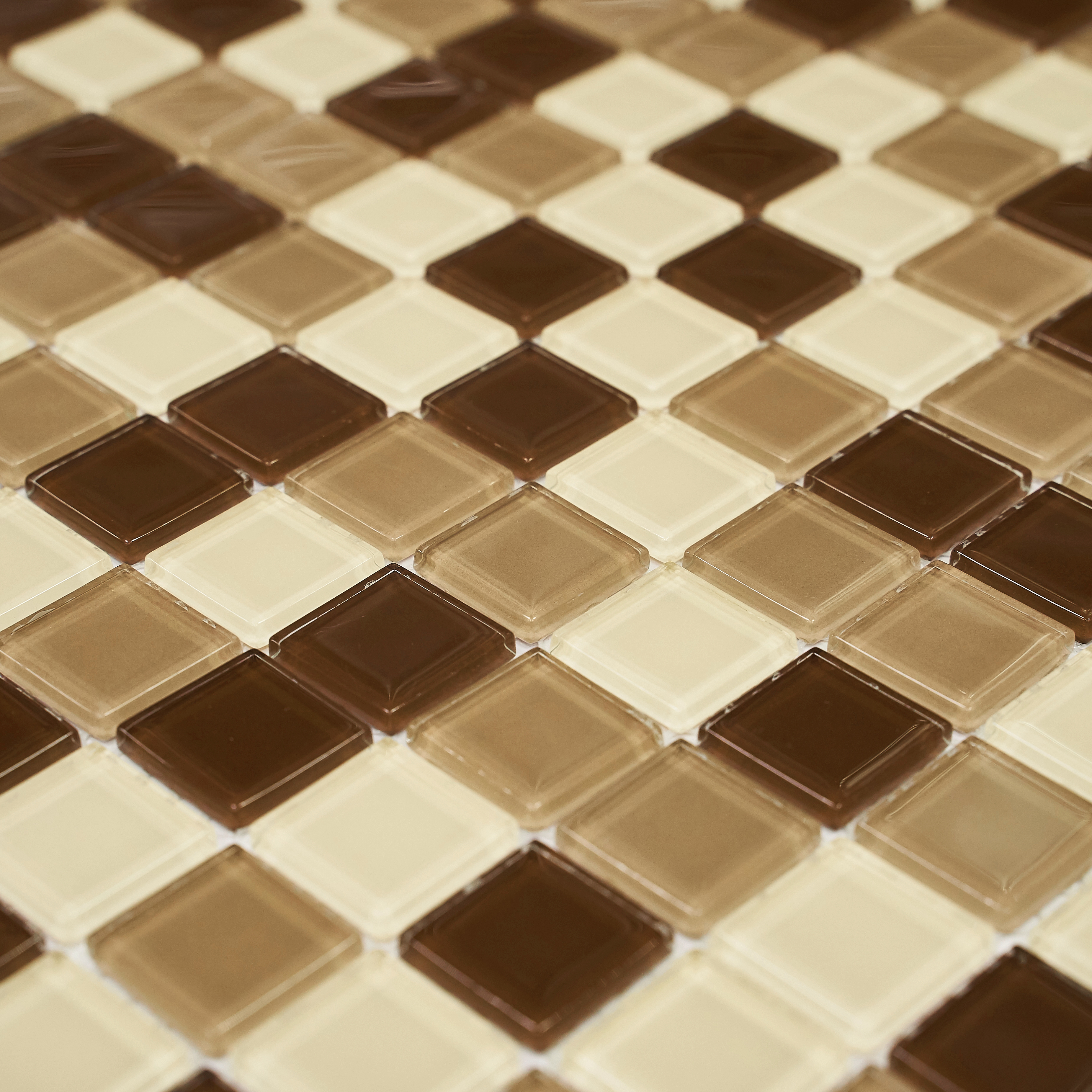 Мозаика Acquarelle Chocolate, 23х23х4 мм, MOSAICSTORY 30189