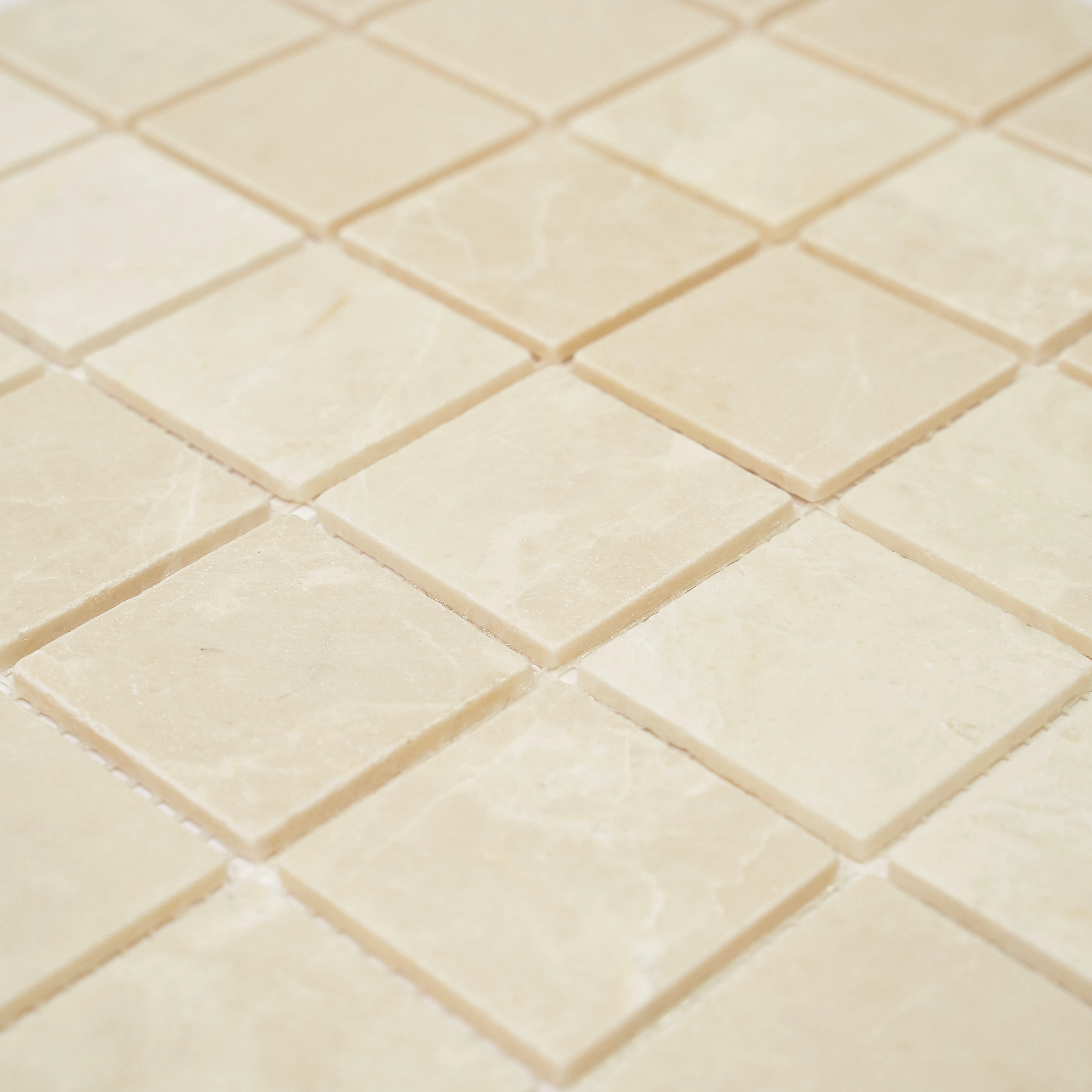 Мозаика Pietrine Crema Marfil MAT, 48х48х4 мм, MOSAICSTORY 35688
