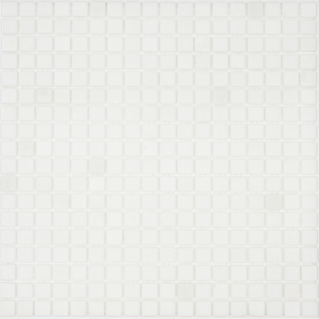 Мозаика Pietrine Bianco Crystal POL, 15х15х4 мм, MOSAICSTORY 30049
